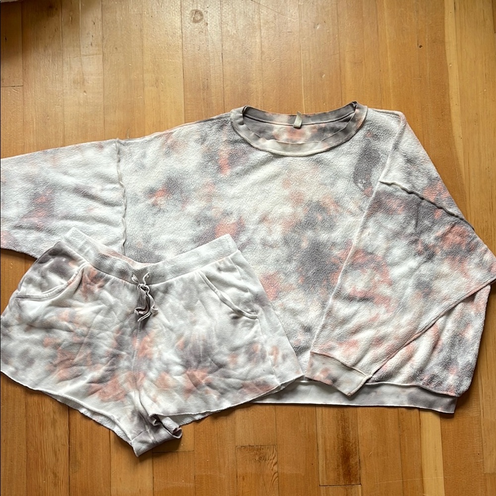 Free People Tie-Dye Lounge Set